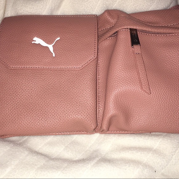 puma waist bag pink